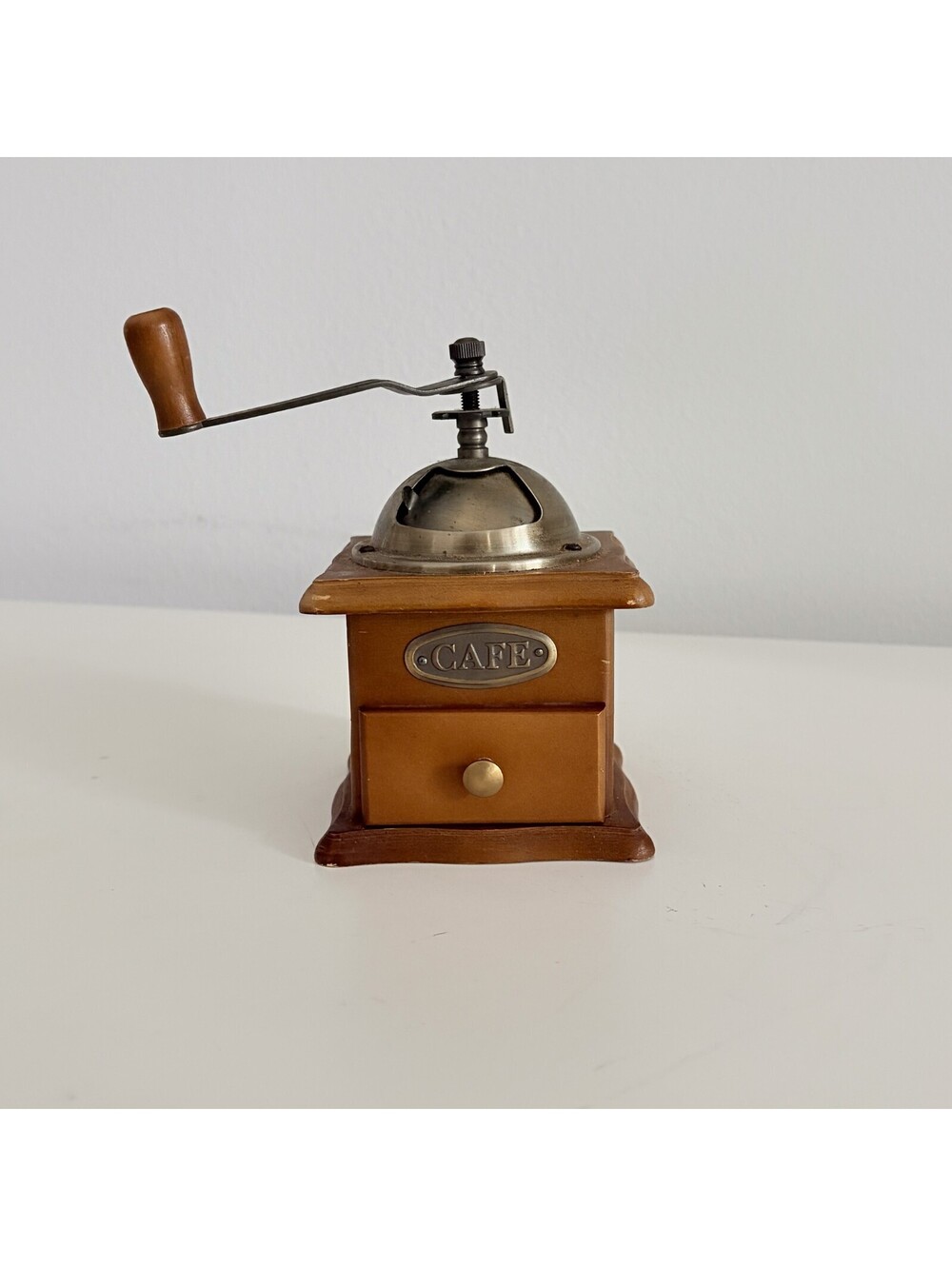 Coffee Grinder Vintage Style Handcrank with Drawer 3x6